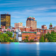 Skyline of Manchester, New Hampshire